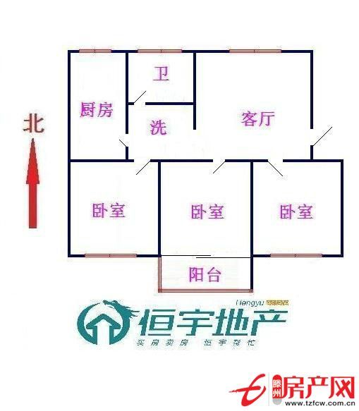 【魯東小區(qū)】，三居室精裝修，享受城市中的溫馨經(jīng)典戶(hù)型