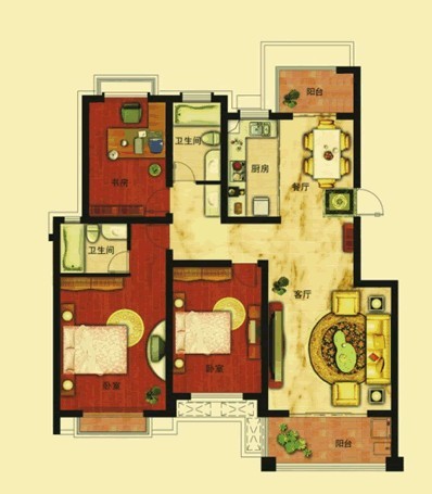 精裝修，帶車庫和車位，環(huán)境很好設(shè)施齊全，拎包即可入住。