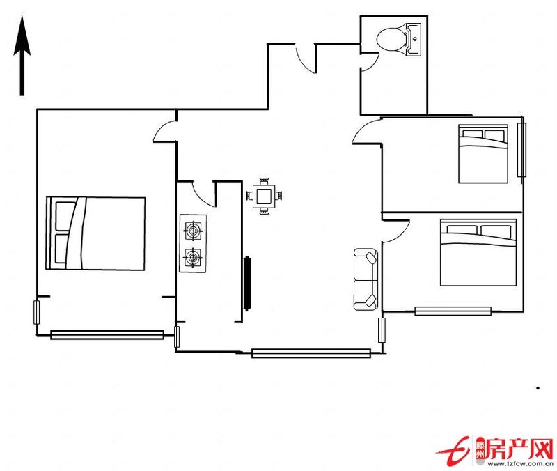 匯龍清河灣雙南戶雙氣客廳向陽