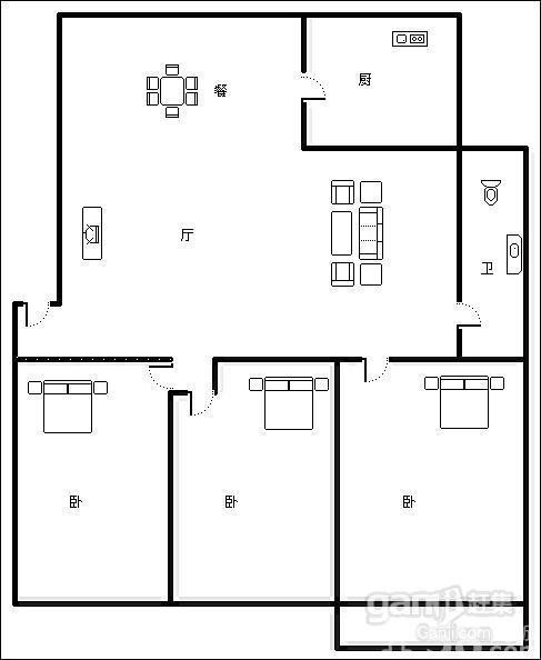 荊西花園三室朝陽有儲(chǔ)可貸款