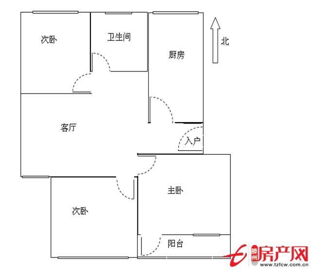 善南小區(qū)三室一廳七十六平米兩室向陽