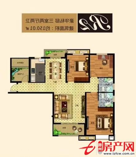 金河灣三室兩廳兩衛(wèi)能現(xiàn)付六十萬(wàn)含上房費(fèi)