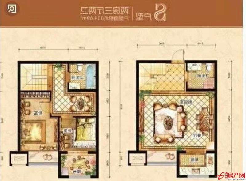 中央公館底層復(fù)式，中間樓層，采光很好，毛坯含上房，全款