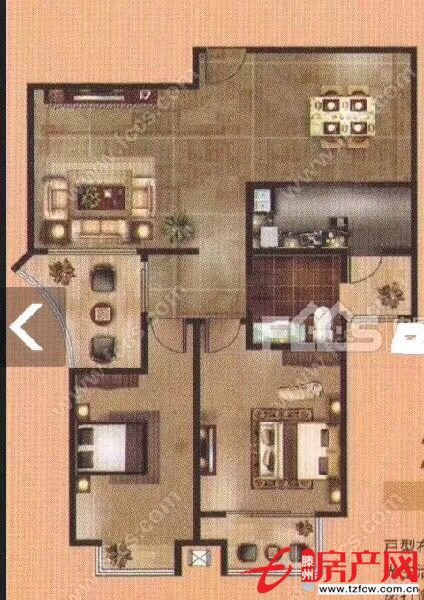 中央城二區(qū)兩室兩廳有證能貸款樓層好戶型好送家具家電