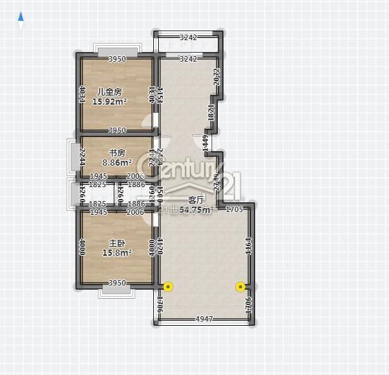 問天一區(qū) 精裝修3室2廳1衛(wèi)120m2123萬元